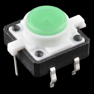 COM-10440, Принадлежности SparkFun LED Tactile Button - Green