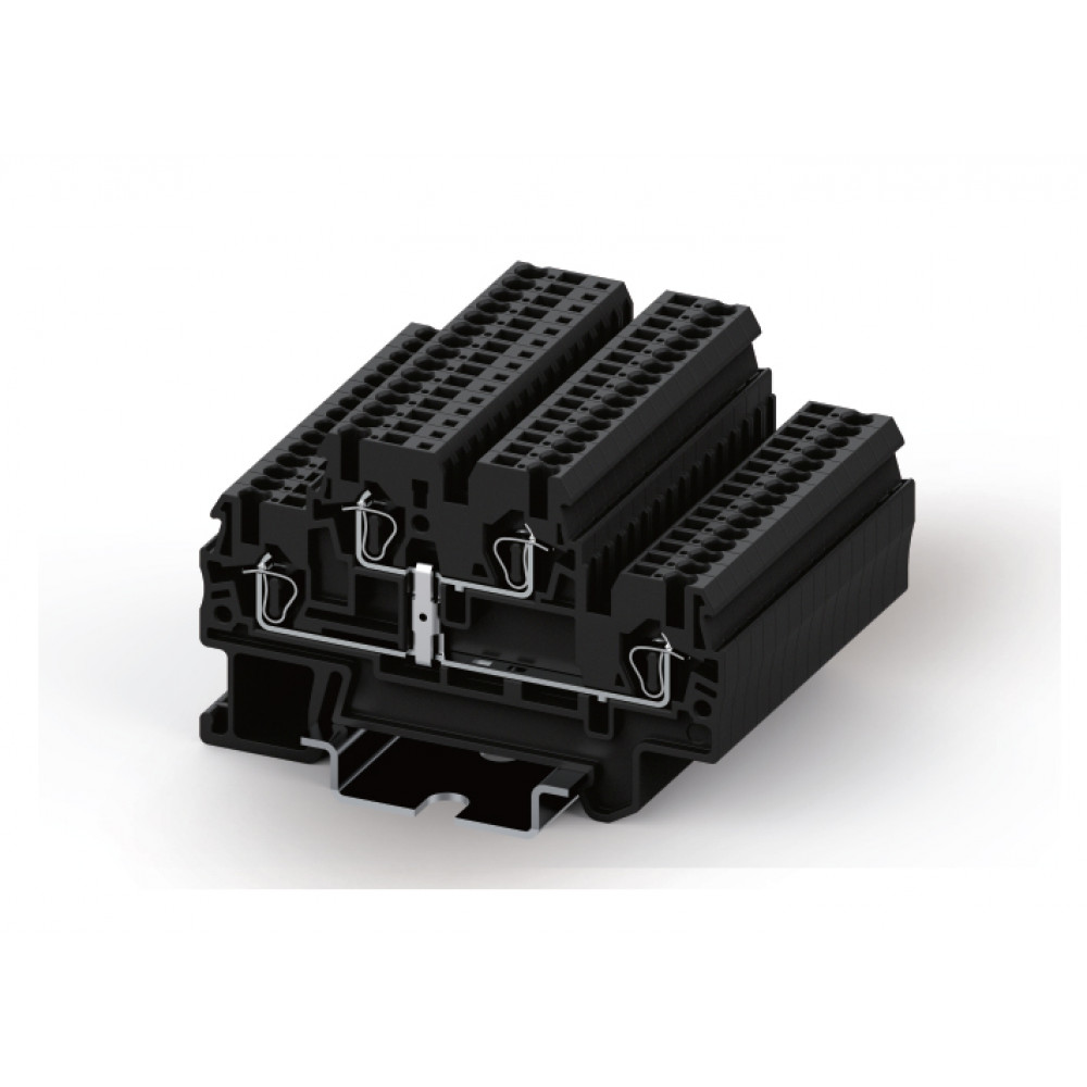 Изображение товара Этажная клемма TCD2.5-2-PV с пружинной фиксацией провода