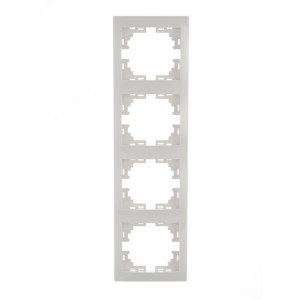 Рамка 4-м Mira вертикал. бел. 701-0200-154