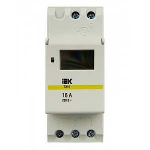 Таймер цифровой ТЭ15 16А 230В на DIN-рейку IEK MTA10-16