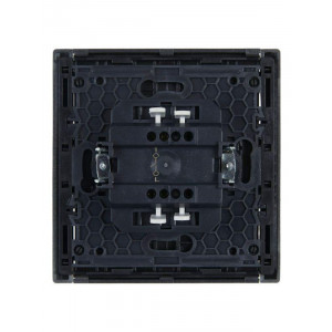 FORTE&PIANO Выключатель 1-клавишный 10А FP501 сталь IEK FP-V10-0-10-1-K46