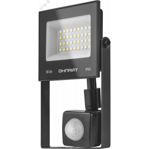 Прожектор светодиодный ДО-30w с ИК датчиком 6500К 2400Лм IP65 36434