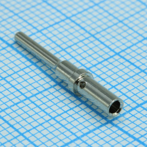 0460-202-16141, Контакт штырь 16-20AWG никелированный под зажим