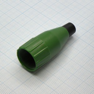 XLR колпачок зеленый d=3-6.5мм, AC-NUT-GRN, зеленый колпачок для разъемов XLR