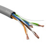 Кабель витая пара U/UTP кат.5E 4х2х24AWG solid CU PVC сер. (м) Б0044429