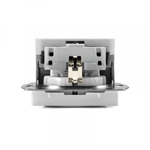 Розетка 1-м СП AtlasDesign 16А IP20 с 2-мя заряд. устройствами USB тип A+A 5В/2.4А 2х5В/1.2А механизм бел. SE ATN000130