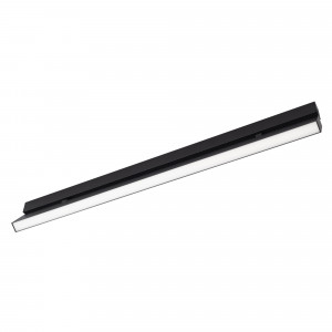Светильник MAG-FLAT-FOLD-25-S600-18W Warm3000 (BK, 100 deg, 24V) 034238, Светильник поворотный для магнитных треков шириной 25мм, 18Вт. Цвет свечения ТЕПЛЫЙ 3000K, световой поток 1100лм, угол 100°, CRI>90. Корпус прямоугольный, металл, цвет черный, IP20. Размеры LxWxH 604x20x46мм. Входное напряжение DC24V, мощность 18Вт.