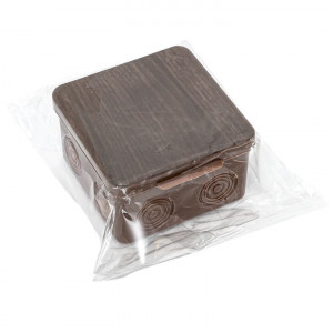 EKF PROxima Коробка распаячная КМР-030-035 пылевлагозащищенная без мембранных вводов (80х80х50) т-мное дерево