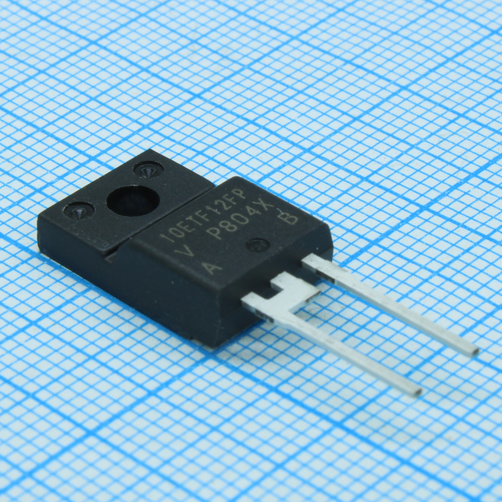 Изображение товара Диод выпрямительный 1200V 10A Vishay VS-10ETF12FPPBF МОЩНЫЙ