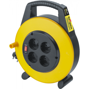 УДЛИНИТЕЛЬ НА КАТУШКЕ 4Х20М БЕЗ ЗАЗЕМЛ. 93 955 NPE-RC-04-20-X-2Х0.75 ЗАКР. 93955