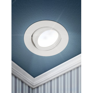 Встраиваемый светильник алюминиевый KL86 WH MR16/GU5.3 белый Б0054350