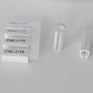 Держатель маркера CHL-1-15, Контейнер для маркера, защелкивающийся на кабеле, длина 15 мм, диаметр провода 2,1 - 3,2 мм, в упаковке 1000 держателей для установки маркера HIC