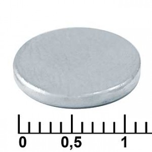 D 12X1.4 N35, Магнит самарий-кобальтовый класс N35 12х1,4 диск