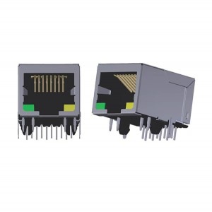 ARJM11B3-009-AB-ER2-T, Модульные соединители / соединители Ethernet RJ45 JACK W/MAG 1X1 100BASE-T
