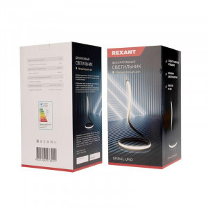 Светильник светодиодный декоративный Spiral Uno 2Вт 3000К 5В черн. 609-030