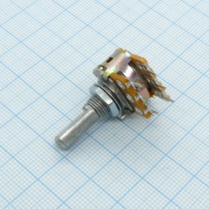 16K2 F 2*10k, Резисторы регулировочные однооборотные(300 °),сдвоенные. Предназначены для работы в электрических цепях постоянного, переменного и импульсного тока.