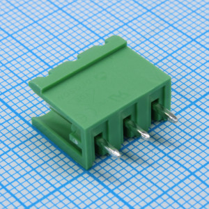 2EDGV-5.08-03P-14-100A(H), Разъемный клеммный блок на плату, 3 контакта. Серия 2EDGV-5.08
