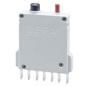 3600-P10-SI-10A, Автоматические выключатели Thermal-magnetic circuit breaker with auxiliary contacts, socket mounting