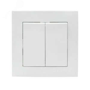 Выключатель 2-кл. СП Валенсия 10А IP20 бел. PROxima EWV10-023-10