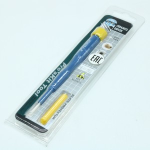 1PK-034NA, Керамическая отвертка шлицевая (-) 0.4х0.9мм