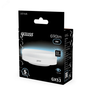 Лампа LED GX53 8W 4100K 1/10/100 108008208