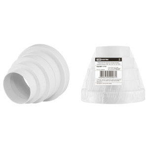 Редуктор для круглых воздуховодов универсальный, D80/100/120/125/150, SQ1807-1719