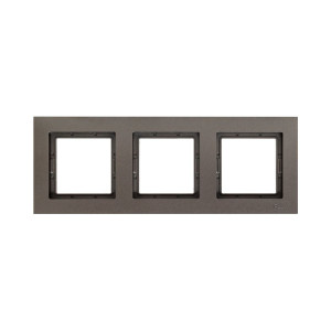 3 - местная рамка, IP44, мокко, пластик Эпика EKF UP1-FPM-03-44