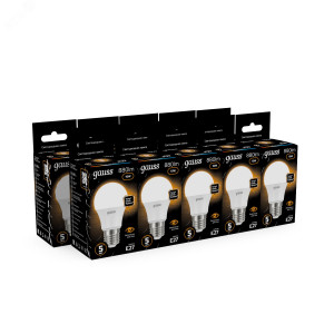 Лампа LED A60 10W E27 3000K 1/10/50 102502110