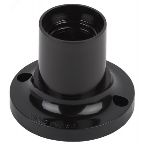 Патрон E27 подвесной бакелит черн. (х50) (50/200/14000) Б0044085