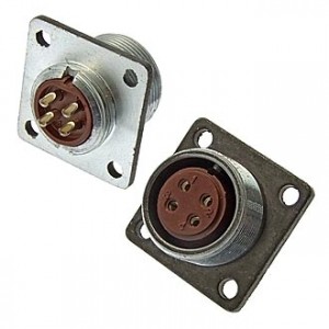 RM18-4-ZK, Соединитель цилиндрический диаметр 18 мм 4 контакта 560 В 18 А