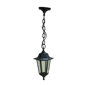 НСУ 06-60-001 черный Светильник садово-парковый Адель1 подвесной шестигранный черный Е27 (8/96) Б0048108