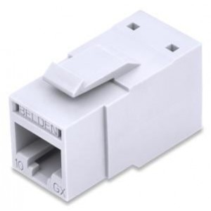 RVAMJKUEW-S1, Модульные соединители / соединители Ethernet 10GX JACK ELECTRIC WHITE CONN