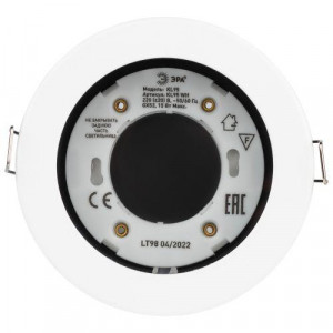 Светильник встраиваемый KL95 WH GX53 IP44 бел. Б0055809