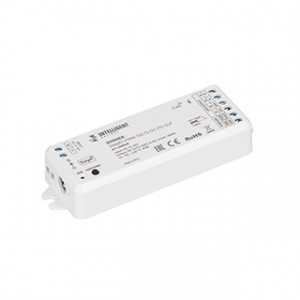 INTELLIGENT ARLIGHT Диммер SMART-PWM-102-72-SH-PD-SUF (12-36V, 2x5A, TUYA BLE, 2.4G) 038545, Многофункциональный 2-канальный контроллер для светодиодных DIM и MIX лент и модулей (ШИМ), управляемый по 2.4G+Bluetooth (SIG MESH), интерфейс TUYA, совместим с приложением INTELLIGENT ARLIGHT. Питание/рабочее напряжение 12-36VDC, максимальный ток 5A на