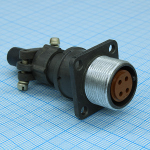 2РМДТ18БПН4Г5В1В, Соединитель  цилиндрический низкочастотный негерметичный