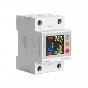 Реле напряжения с контролем тока на 32 А DPVA-32A
