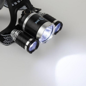 Фонарь аккумуляторный налобный GA-809 5Вт 3SMD CREE High Power Headlamp алюм. Б0056111