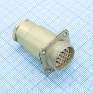 РСГ19ТВ вилка с/к, Соединитель цилиндрический низкочастотный