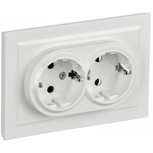 BRITE Роз. 2-я с з/к/ш 16А в сб. РСш12-3-БрБ бел. BR-R24-16-K01-F-PRO