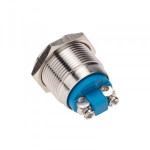 Кнопка антивандальная 19 Б/Фикс (2с винт) OFF-(ON) сфера (PBS-28В, A19-A2) 36-3410