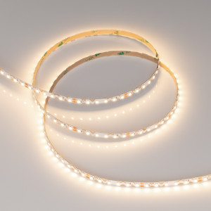 Лента RZ-A120-6mm 24V Warm3000 (9.6 W/m, IP20, 2835, 5m) 040805, Гибкая лента с фигурной платой в форме волны, легко изгибается на плоскости. Светодиоды smd 2835, 120шт/м (600шт на 5м), белая плата, скотч 3М. Цвет ТЕПЛЫЙ 3000K. Питание 24 В, мощность 9.6 Вт/м (48 Вт на 5 м), угол 120°, цветопередача CRI>90. Размеры 500