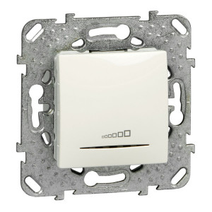 UNICA ДИММЕР нажимной,кроме люминесц ламп,230В,20-350Вт,2-пров. подключ, БЕЖЕВЫЙ C3(+) MGU5.515.25ZD