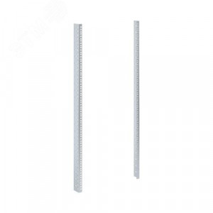 Вертикальные монтажные профили 47U, "L" для напольных 19" IT-корпусов ДКС серии CQE, 2шт R5VUG47L