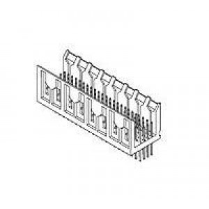 536504-3, Высокоскоростные/модульные разъемы 2MM 096 SIG HDR 6.50