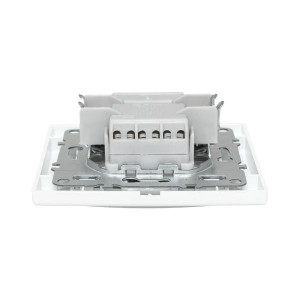Выключатель 2-кл. СП Минск 10А IP20 бел. Basic ERV10-023-10