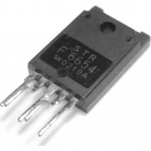 STRF6654, ШИМ-контроллер со встроенным ключом, 650В/9.7А 190Вт
