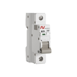 Выключатель автоматический AV-10 1P 25A (B) 10kA EKF AVERES(кр.1шт)