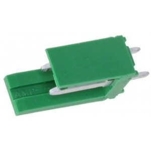 280609-1, Соединитель провод-плата HDR 2 контакт(ов) 3.96мм прямой монтаж в отверстие автомобильного применения картон