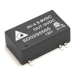 SD02D1215A, Преобразователи постоянного тока в постоянный с изоляцией DC/DC Converter, +/-15Vout, 2W