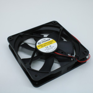 YDH1225B24G, Вентилятор 24В 120х120x25 B, 6.48W, 3000 об/мин, 176.5м3/час, 45.9дБ, подшипник качения, тип вывода - провод